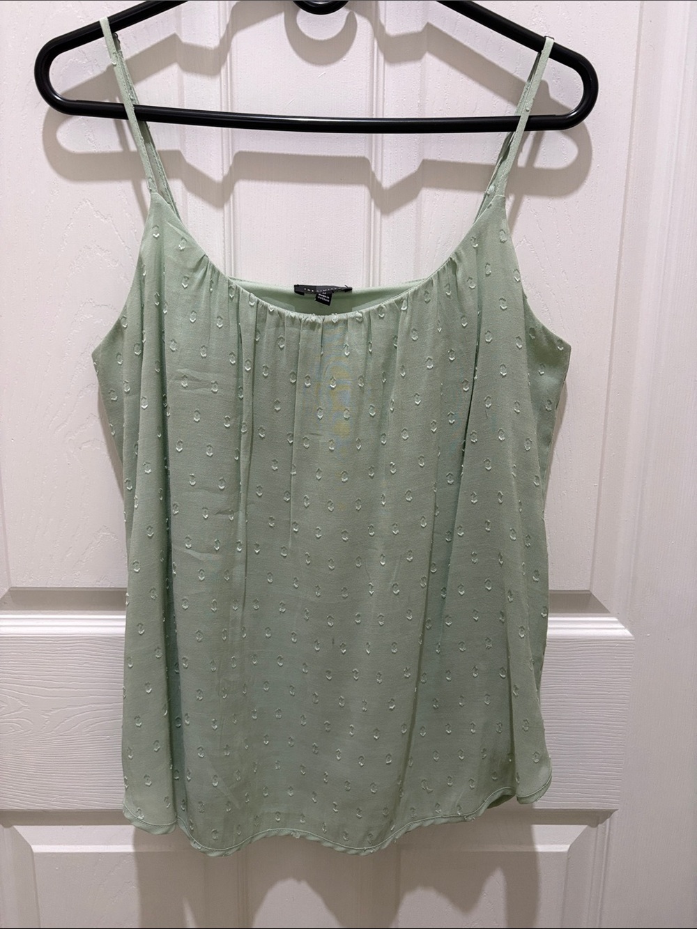 Light Green Spaghetti Strap Tank Top by the limited